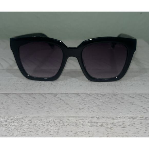 Tommy Hilfiger Accessories - Tommy Hilfiger Miley WPOL567 Black/Gray Womens Sunglasses Oversized-small